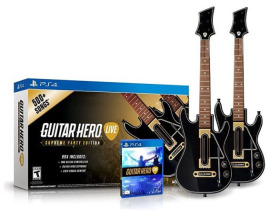 Игра Guitar Hero Live Supreme Party Edition (2 гитары + игра) (PS4) ТЕСТ в аренду
