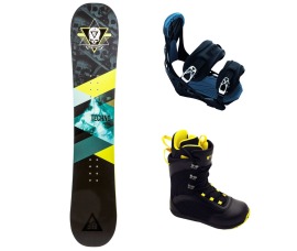 Сноуборд с креплениями и ботинками BF snowboards на рост от 155 см в аренду