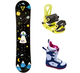 Сноуборд с креплениями и ботинками BF snowboards детский в аренду