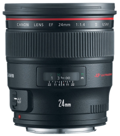 Объектив Canon EF 24 f/1.4 L II USM в аренду