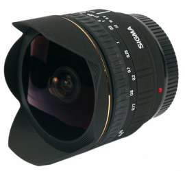 Объектив Sigma AF 15 f/2.8 EX Fisheye для Canon в аренду