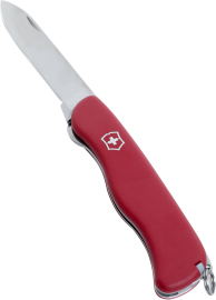 Нож Victorinox Alpineer, 111 мм, 5 функций, с фиксатором лезвия красный в аренду