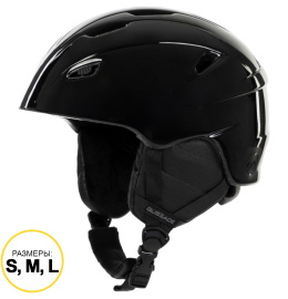 Шлем горнолыжный Glissade Falcon черный размер S, M, L в аренду