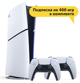 Игровая консоль Sony PlayStation 5 Slim + подписка Deluxe в аренду