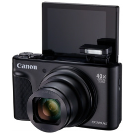 Компактный фотоаппарат Canon PowerShot SX740 HS Black в аренду